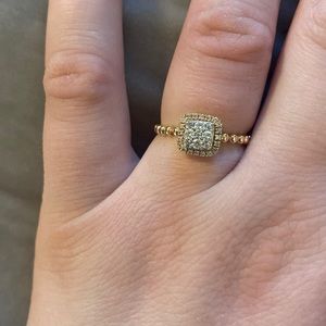 Zales rose gold ring size 7